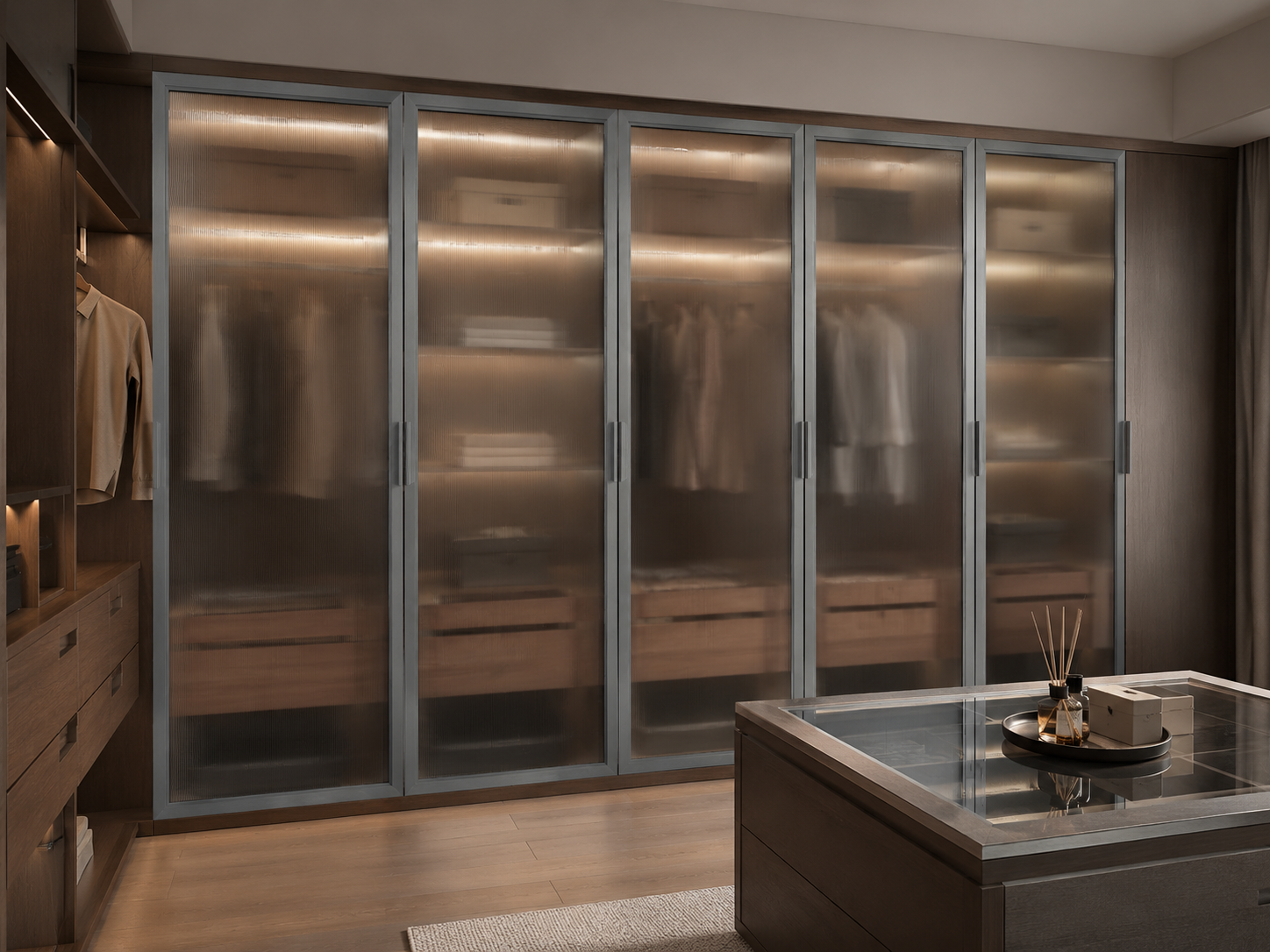 20 Series Wide-Frame Minimalist Glass Door
