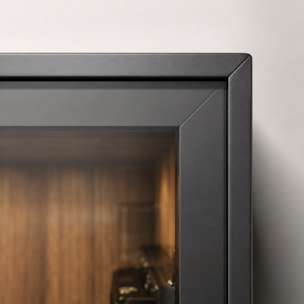 20 Series Full-Frame Minimalist Glass Door with Horn Pull