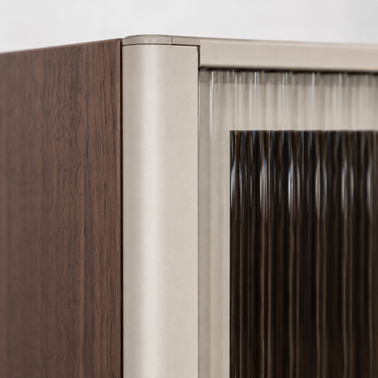 20 Series Round-Edge Full-Frame Minimalist Glass Door