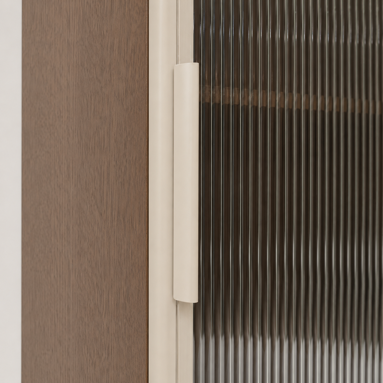 20 Series Round-Edge Full-Frame Minimalist Glass Door